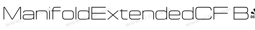 ManifoldExtendedCF B字体转换